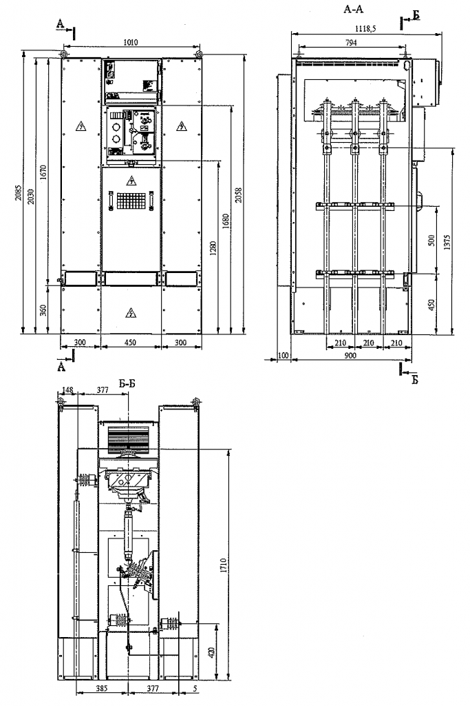 Рисунок А.14 - Камера КСО-СВЭЛ-К-1.2-33